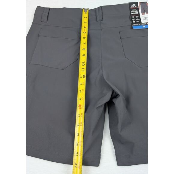 ZeroXposur Hybrid Shorts Mens 38 Black Utility Zip Pocket 4-Way Stretch UPF 50+ - Picture 6 of 10